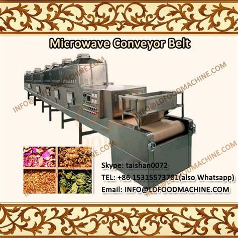 Continuous Pork Skin Microwave Drying Puffing Equipment