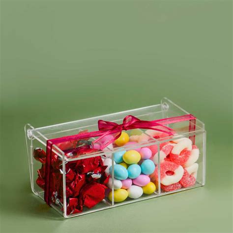 Caja Rectangular De Almacenamiento Para Sprinkles Chocolates Azucar