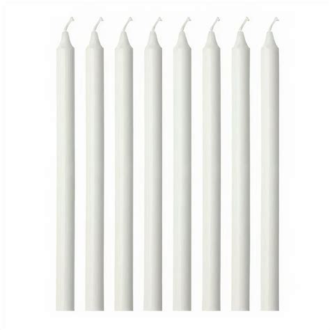 White Candles 22.5cm (Pack of 24) | Shop Today. Get it Tomorrow! | takealot.com