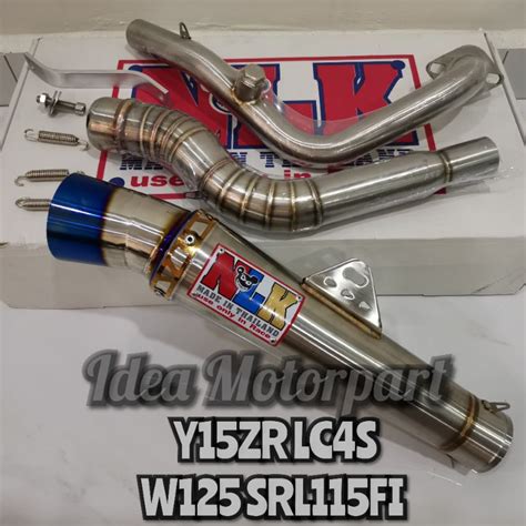 Y15ZR LC135 4S W125 SRL115 FI EXHAUST NLK CONE TEMBAK BULAN