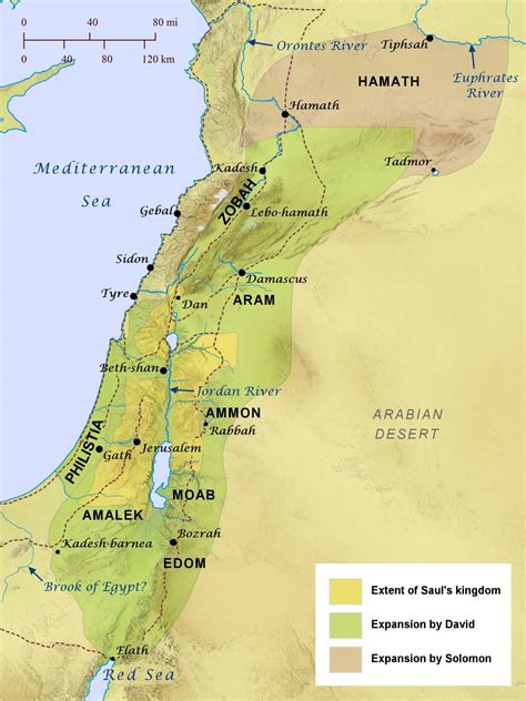 The Kingdoms Of Saul David And Solomon Bible Mapper Blog