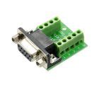 DE 9 DB 9 Female Socket Connector To Terminal Block Breakout Buy In