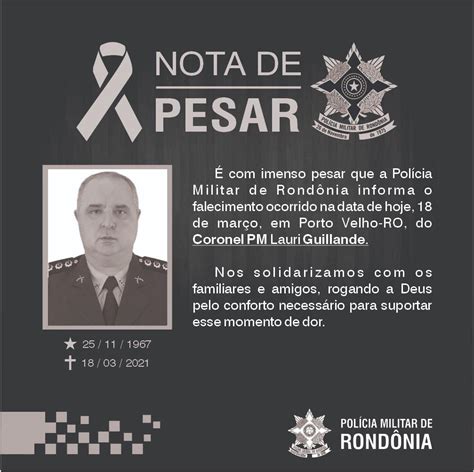 Prefeito Aldo Julio Emite Nota De Pesar Pela Morte Do Coronel Guillande