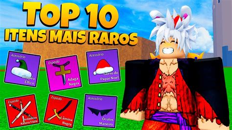 Top Itens Mais Raros Do Blox Fruits Update Youtube