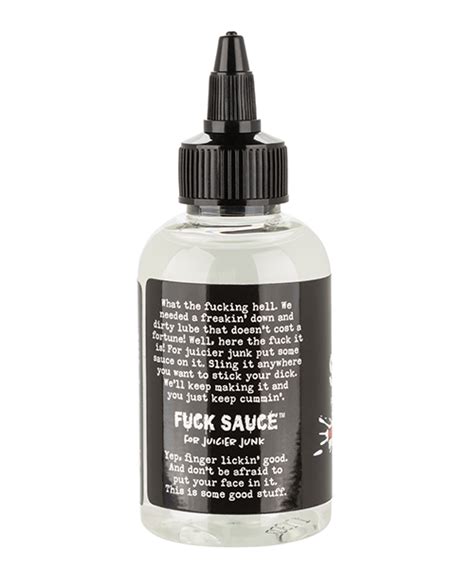 Fuck Sauce Water Based Lubricant Oz Chute Store