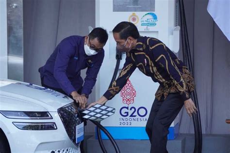 Presiden Jokowi Resmikan Spklu Ultra Fast Charging Pertama Di Indonesia