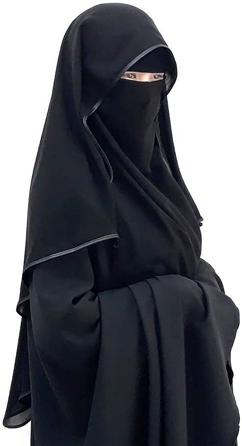 Bonballoon Premium Saudi Chiffon Niqab Burqa Hijab With Face South