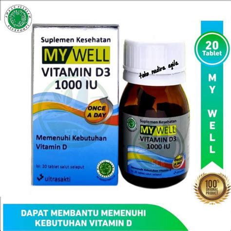 Jual Mywell Vitamin D Iu Murah Original Exp Lama Shopee