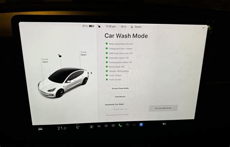 How To Use Car Wash Mode On A Tesla Model 3 And Model Y Tesloid Canada