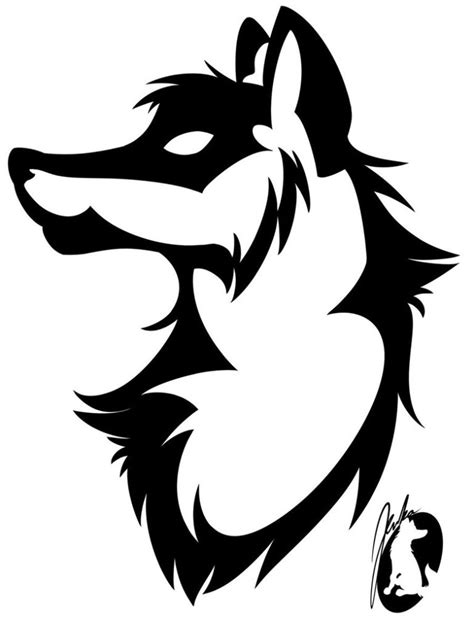 Wolf Tattoo Silhouette Ideas - Flawssy