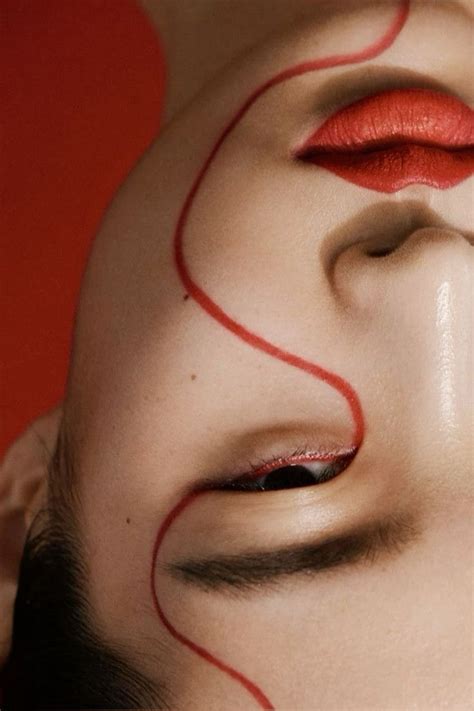 Pin By Vanda LM Anna On Shades Of Red In 2024 Editorial Makeup