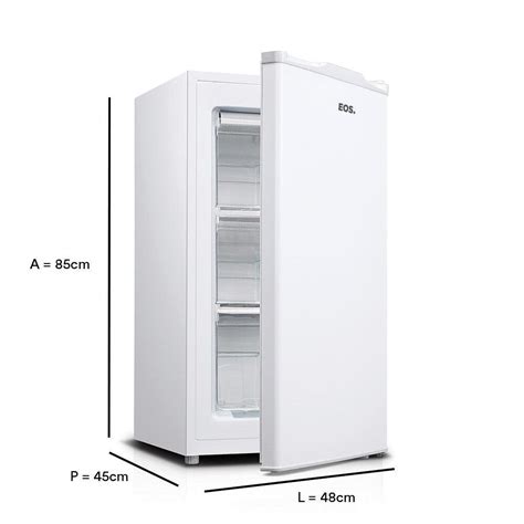 Freezer Vertical Eos 66 Litros Ecogelo Slim Efv70 220v MadeiraMadeira