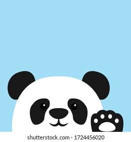 Cute Panda Waving Paw Vector Illustration Stock Vector (Royalty Free) 1995861158 | Shutterstock