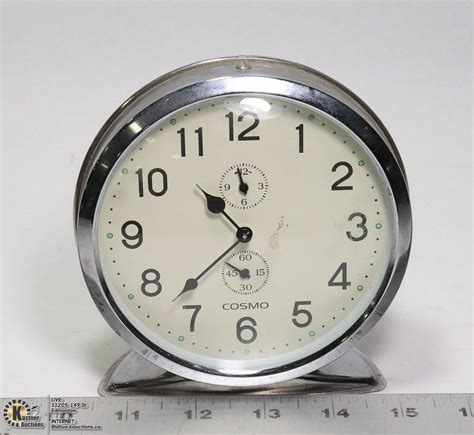 VINTAGE COSMO MECHANICAL ALARM CLOCK