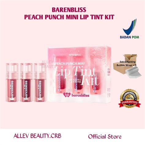 Barenbliss PEACH PUNCH MINI LIP TINT KIT Shopee Malaysia