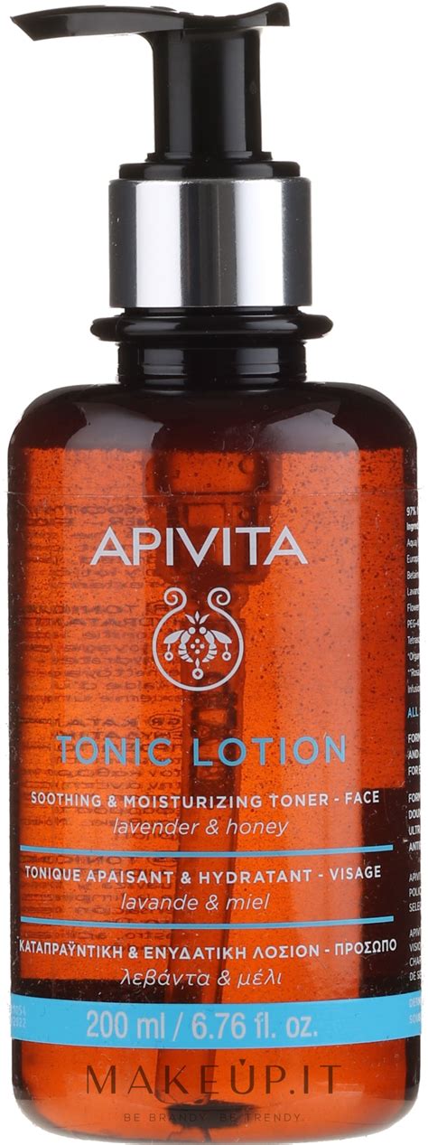 Apivita Tonic Lotion Soothing Moisturizing Toner Tonico Lenitivo E