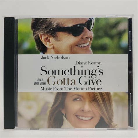 Somethings Gotta Give Soundtrack Cd 2003 Various Artists Good