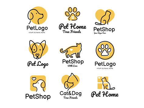 Free Pet Logo Set By Free Psd Templates On Dribbble