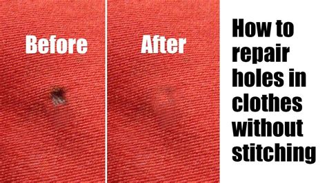 How To Repair Holes In Clothes Without Stitching Stitch Repair