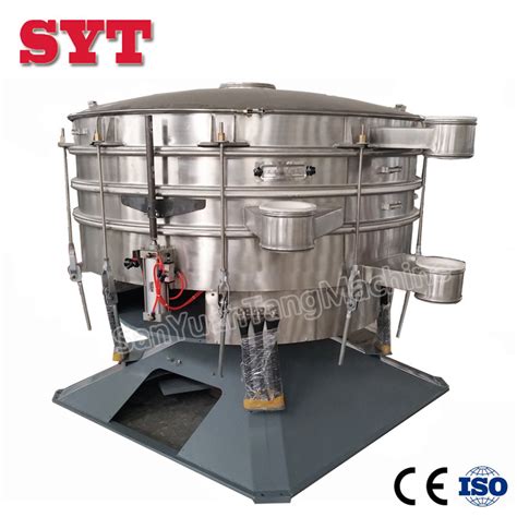 Large Output Vibrating Tumbler Screen For Silica Powder White Carbon