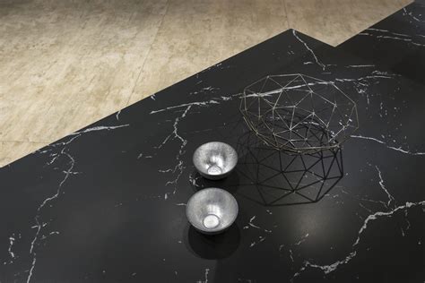 Neolith Nero Marquina Aanrechtblad Hutting Natuursteen