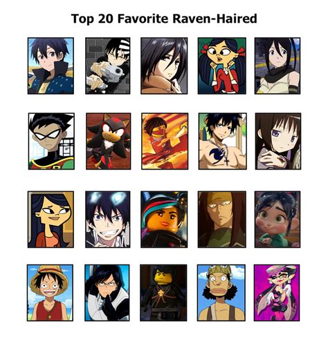 My Top 20 Raven Haired By Jimboykelly On Deviantart