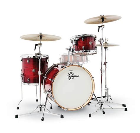 Gretsch Catalina Club 3 Piece Shell Pack 201214 Gloss Crimson Bu