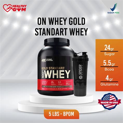 Jual Optimum Nutrition Whey Gold Standard 5 Lbs Whey Protein Shopee