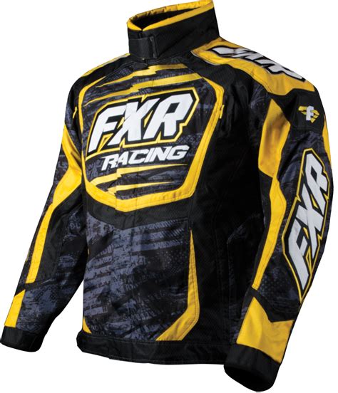 Fxr Racing Snowmobile Gear Mens Cold Cross Jacket Charcoal Warp