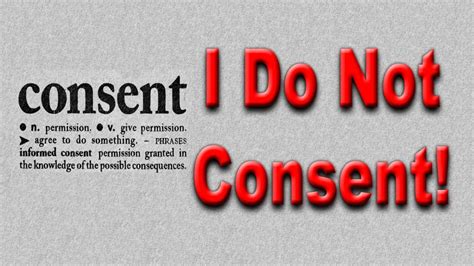 I Do Not Consent