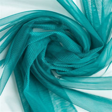 Soft Tulle Fabric 150cm Wide Teal On Trend Fabrics