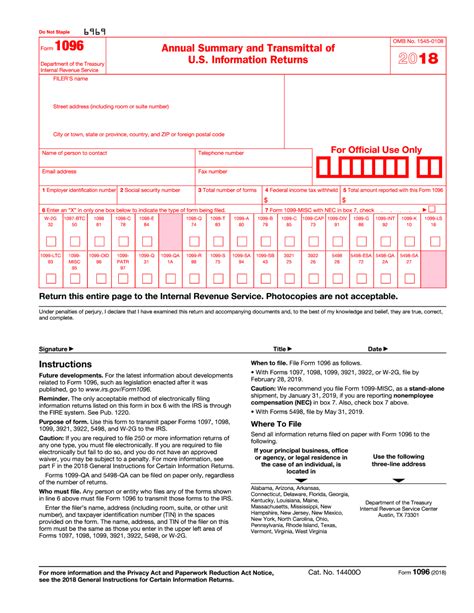 Printable Form 1096 2021 - Printable Form 2024