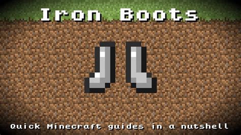 Minecraft Iron Boots Recipe Item Id Information Up To Date