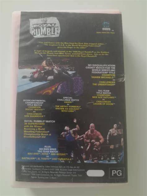 Wwe Wwf Royal Rumble Wrestling Vhs Video Eur Picclick Fr