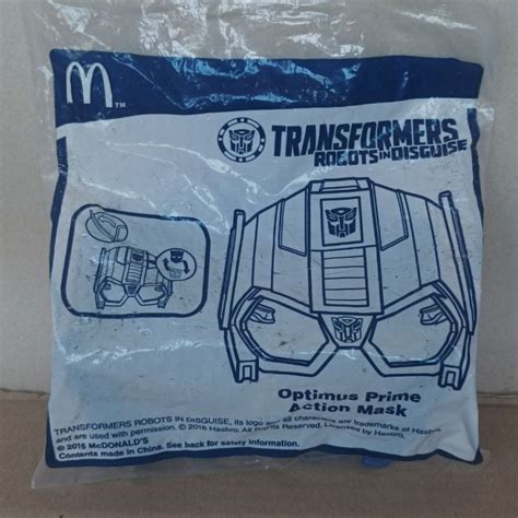 Jual Topeng Optimus Transformer Happy Meal Mc Donald Segel Shopee