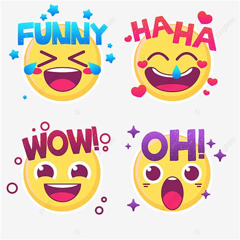 Funny Emoji PNG Image, Funny Emoji, Sticker Elements, Laugh Out Loud ...