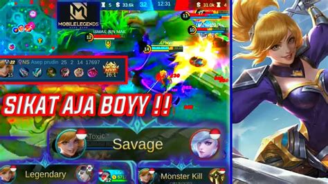 FANNY SETELAH DI REVAMP DAMAGE NYA GAK NGOTAK CUYY MOBILE LEGENDS