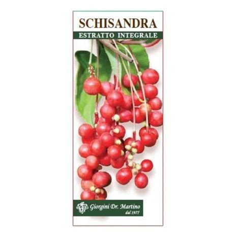 Schisandra Estratto Integrale Integratore Alimentare Ml Dr Giorgini