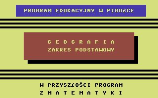 Program Edukacyjny W Pigu Ce Geografia Mobygames