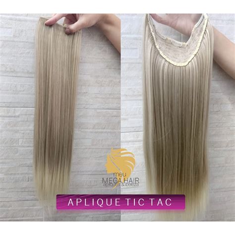 Alongamento Cabelo Tic Tac Loiro Cm Grs Telas Premium Cabelo Bio