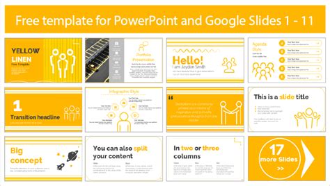 Plantilla Estilo L Neas Amarillas Plantillas Para Powerpoint Y Google