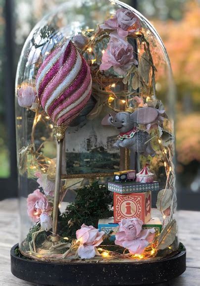 Source Curiosites Sous Cloche On Instagram Cloche D Corative Noel Deco