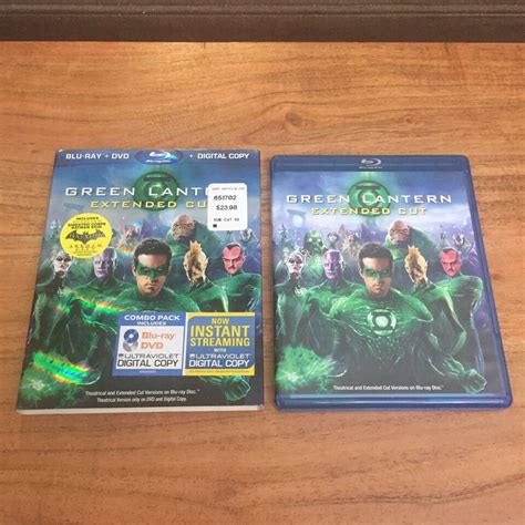 Green Lantern [extended Cut] Blu Ray Dvd 2011 2 Disc Set Ryan