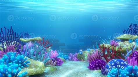 Ocean Coral Reef Colorful