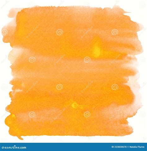 Orange Watercolor Background Stock Illustration Illustration Of Pattern Space 223830670