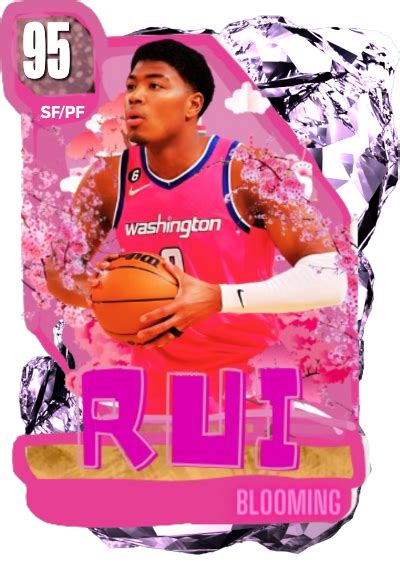 Nba K Kdb Custom Card Rui Hachimura K Blooming Pink Edition