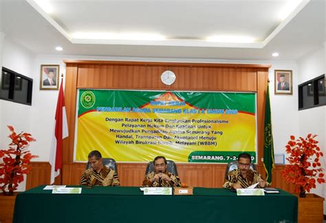 Rapat Kerja Pengadilan Agama Semarang Tahun