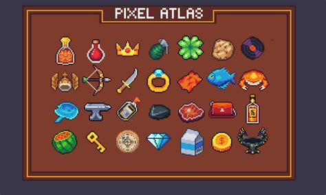 Pixel Art Icons Thegameassetsmine Lupon Gov Ph