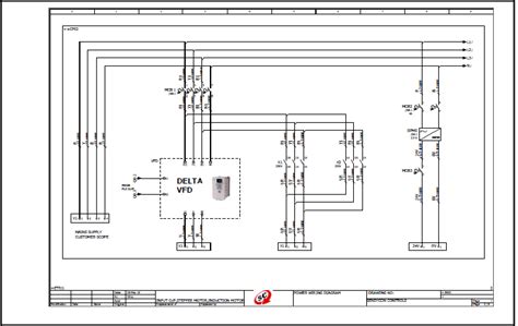 Electrical Single Line Diagram Of Vfd Connections Download Scientific Diagram