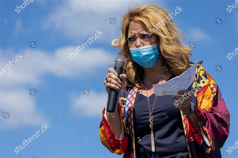 Congresswoman Lucy Mcbath Dga Speaks Rally Editorial Stock Photo ...